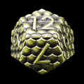 TDSO Metal Dragon Scale Antique Bronze D12 Dice