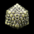 TDSO Metal Dragon Scale Antique Bronze D20 Dice