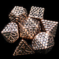 TDSO Metal Dragon Scale Antique Copper 7 Dice Polyset