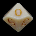 Role 4 Initiative Marble Latte D10 Dice