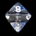 Chessex Nebula Dark Blue D8 Dice