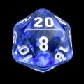 Chessex Nebula Dark Blue D20 Dice