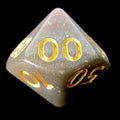 HALF PRICE CLEARANCE TDSO Phoenix Multi Glitter Gold Green & Pink Percentile Dice