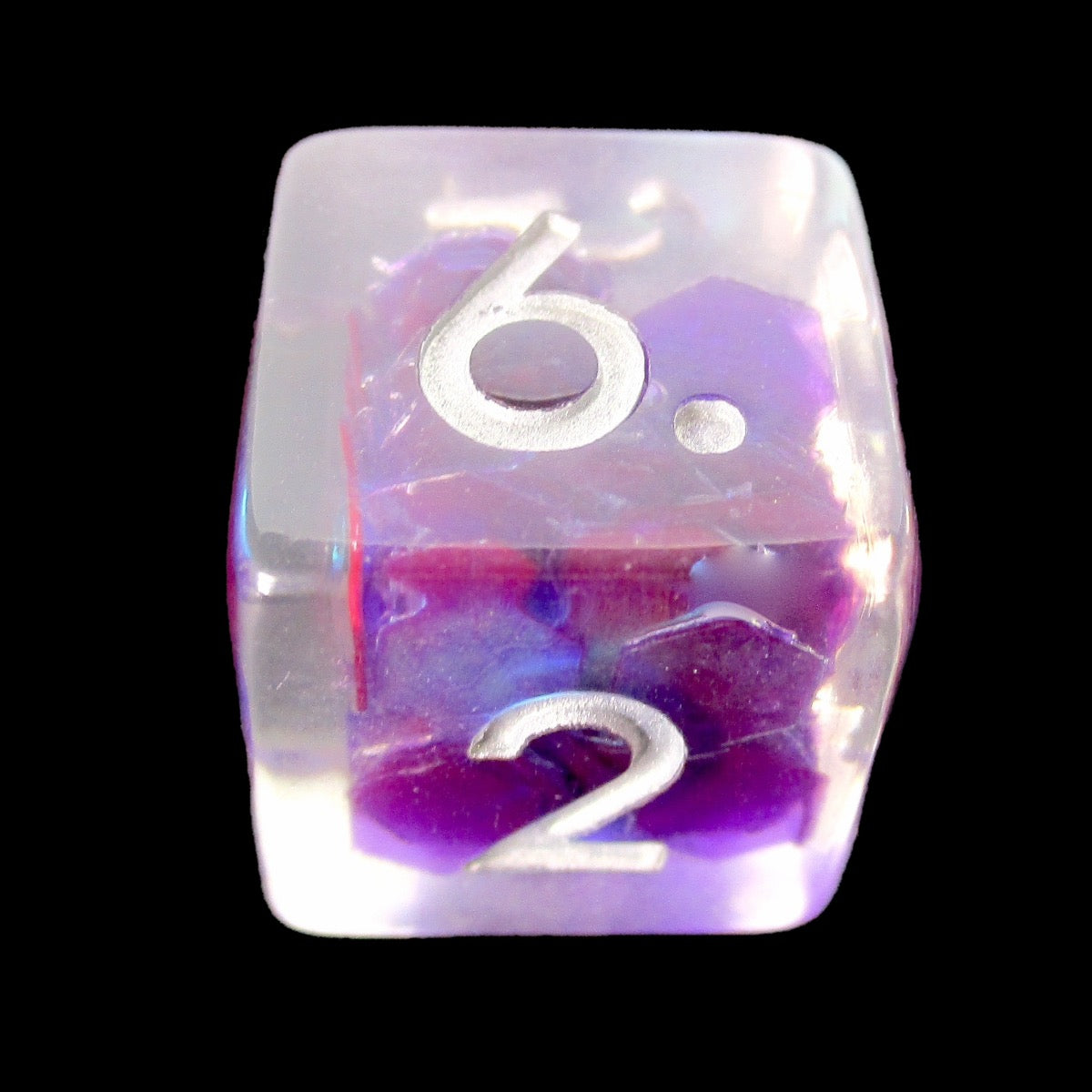 TDSO Purple Dragon Scale D6 Dice