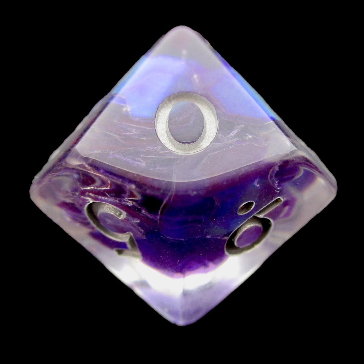 TDSO Purple Dragon Scale D10 Dice