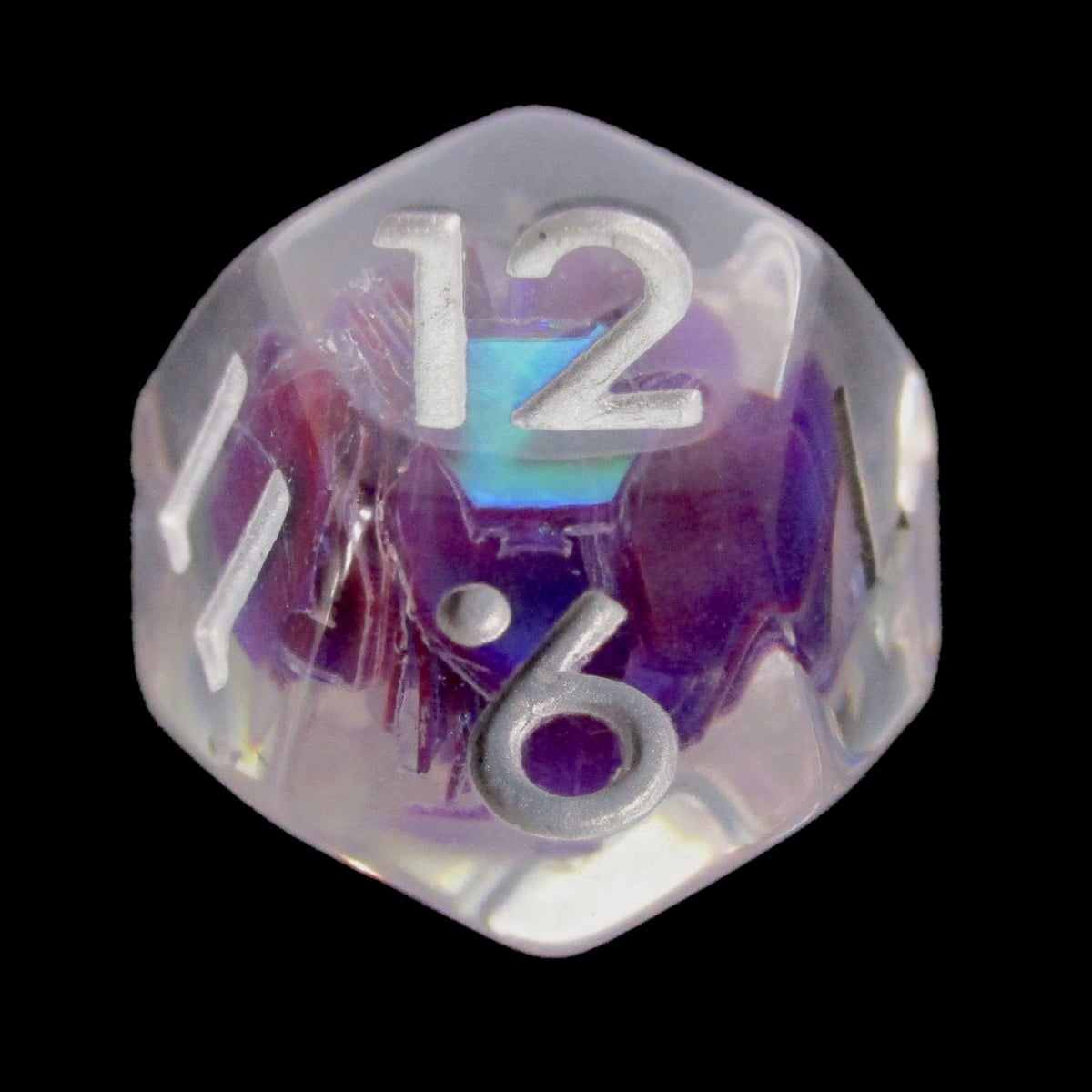 TDSO Purple Dragon Scale D12 Dice
