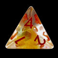 TDSO Gold Dragon Scale D4 Dice