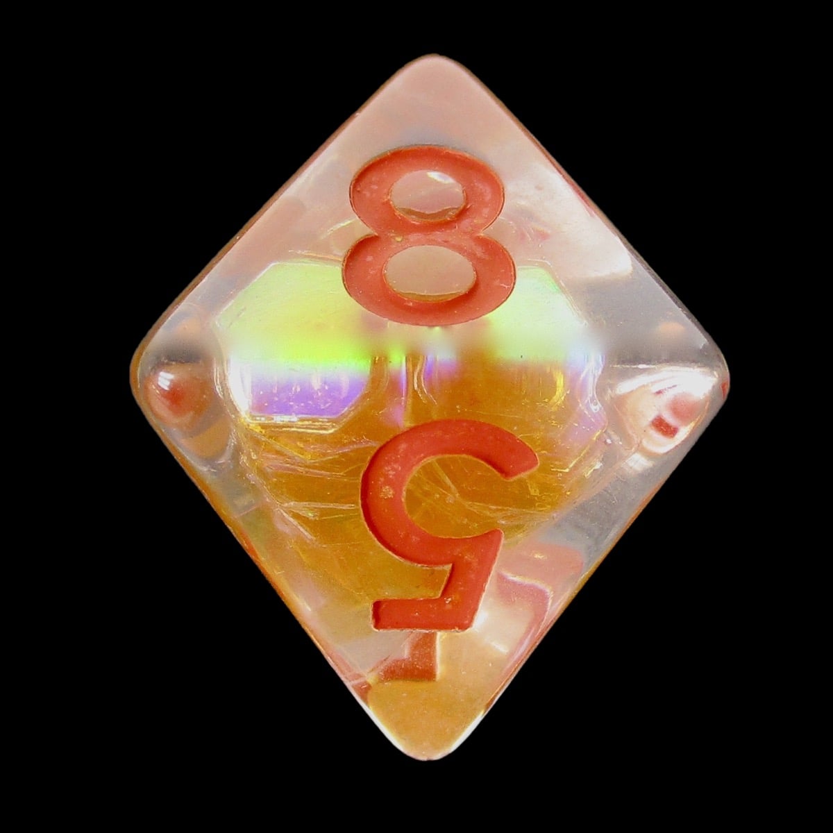 TDSO Gold Dragon Scale D8 Dice