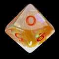 TDSO Gold Dragon Scale D10 Dice