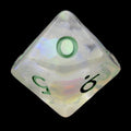 TDSO Silver Dragon Scale D10 Dice