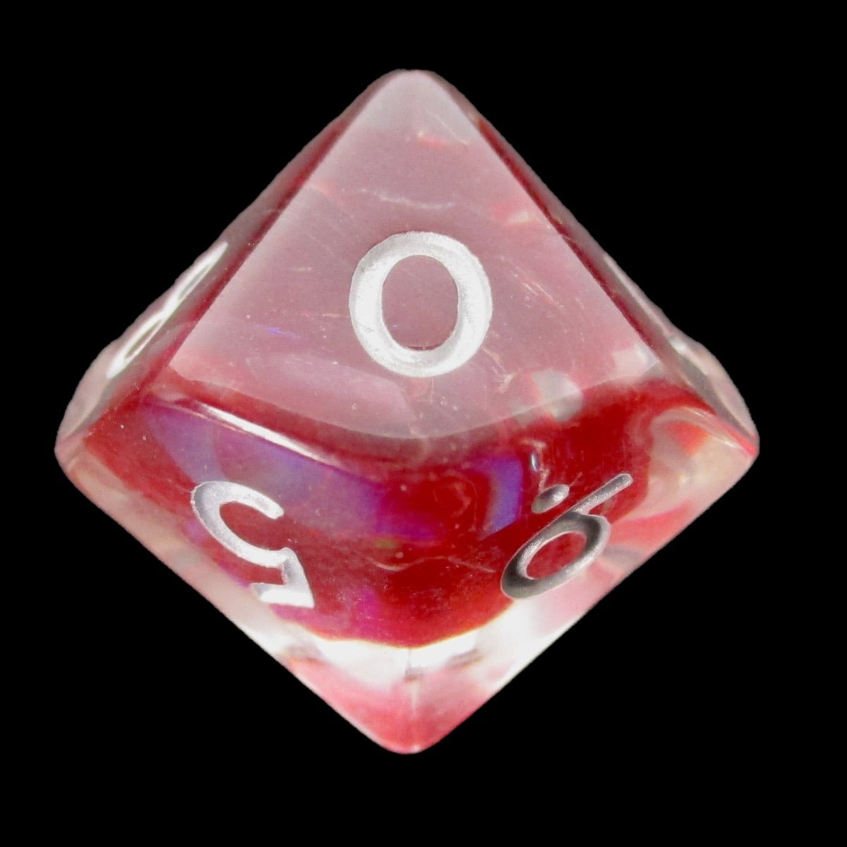 TDSO Red Dragon Scale D10 Dice