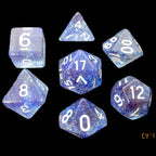TDSO Glitter Dark Blue 7 Dice Polyset