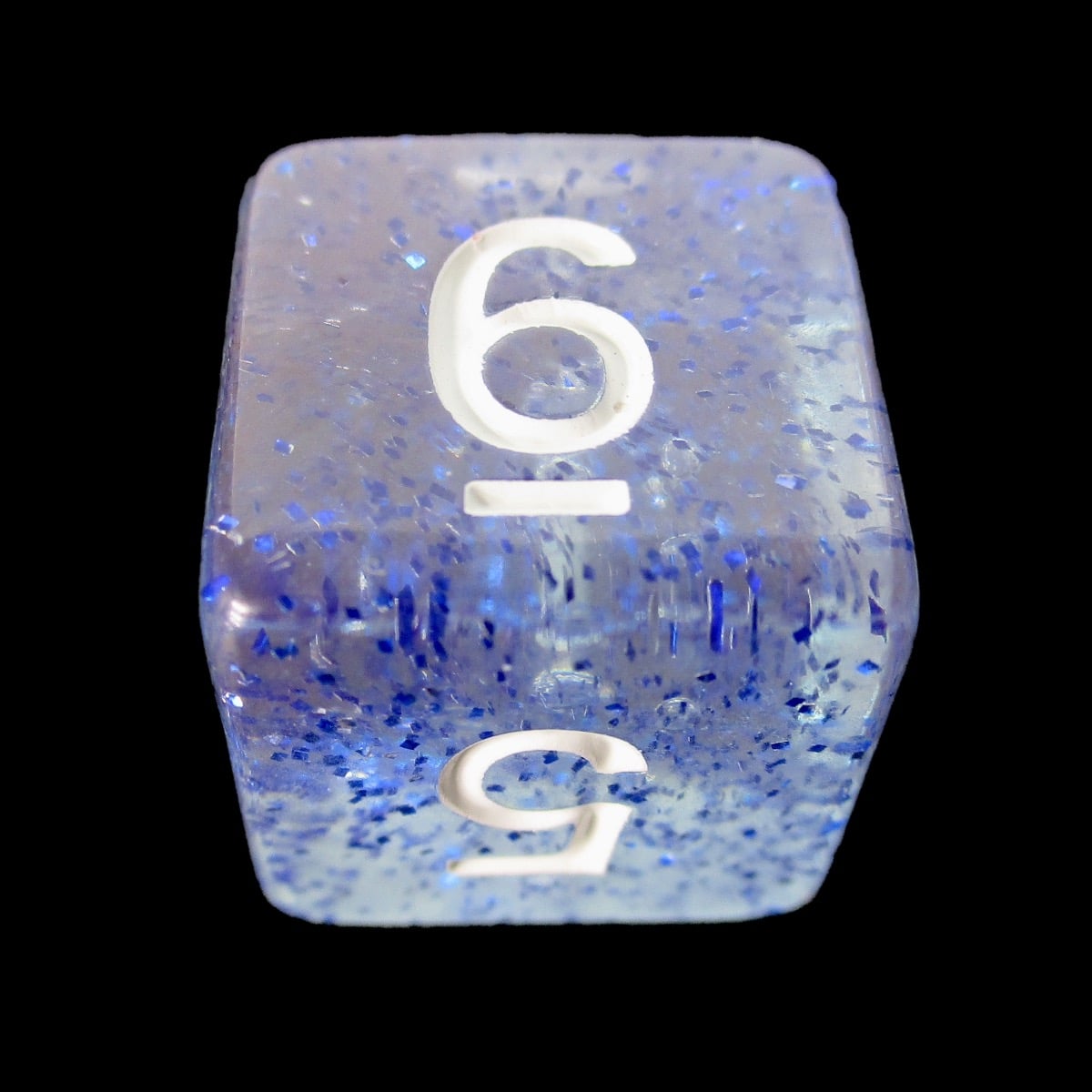 TDSO Glitter Dark Blue D6 Dice