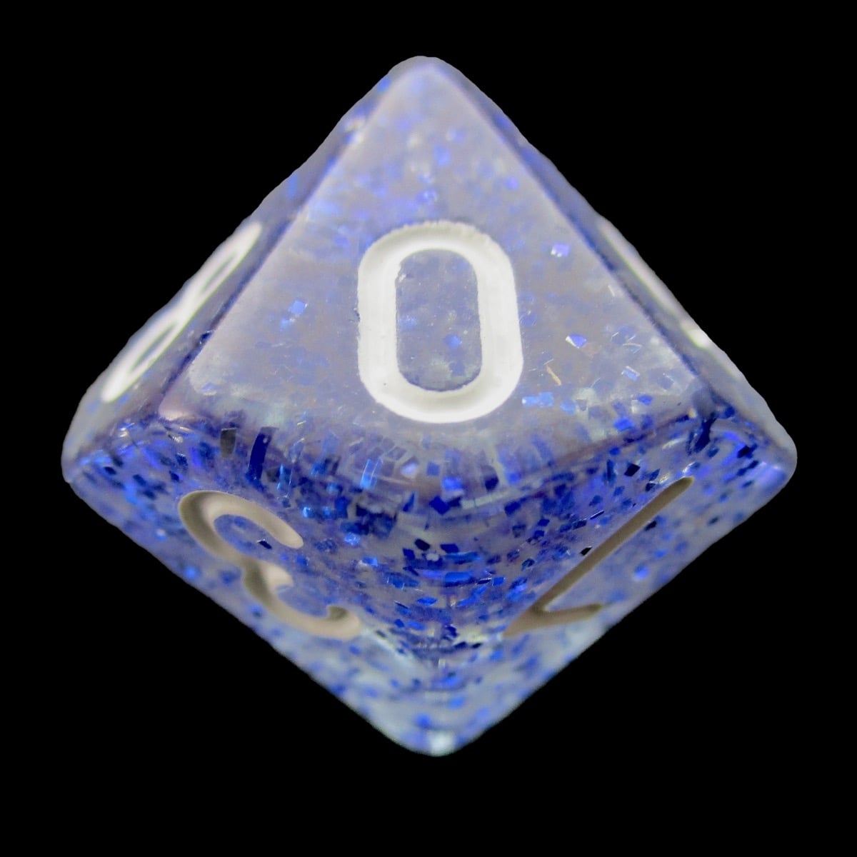 TDSO Glitter Dark Blue D10 Dice