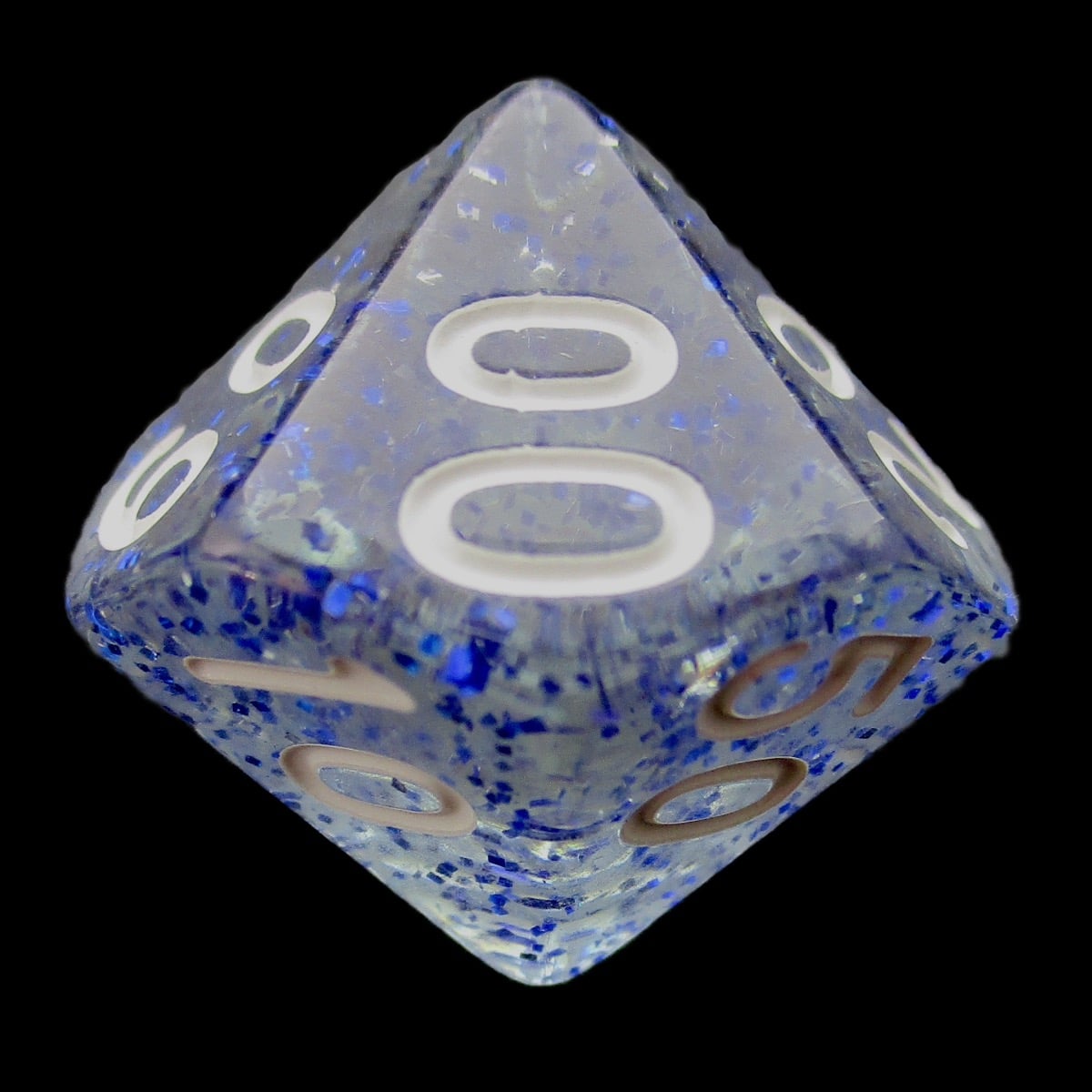 TDSO Glitter Dark Blue Percentile Dice