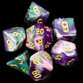 TDSO Gothic Script Night Elf 7 Dice Polyset