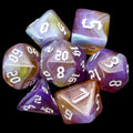 TDSO Gothic Script Amethyst Sunset 7 Dice Polyset