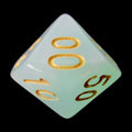HALF PRICE CLEARANCE TDSO Moonstone Jade Percentile Dice