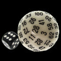 TDSO Cannonball Glow in the Dark Yellow HUGE 45mm D100 Dice