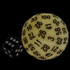 TDSO Cannonball Glow in the Dark Yellow HUGE 45mm D100 Dice