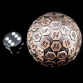 TDSO Metal Meteor Antique Copper HUGE 45mm D100 Dice