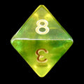 TDSO Transparent Moonstone Azure D8 Dice