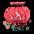 HALF PRICE TDSO God Emperor Dice Bag - MASSIVE with 7 Compartments - Red