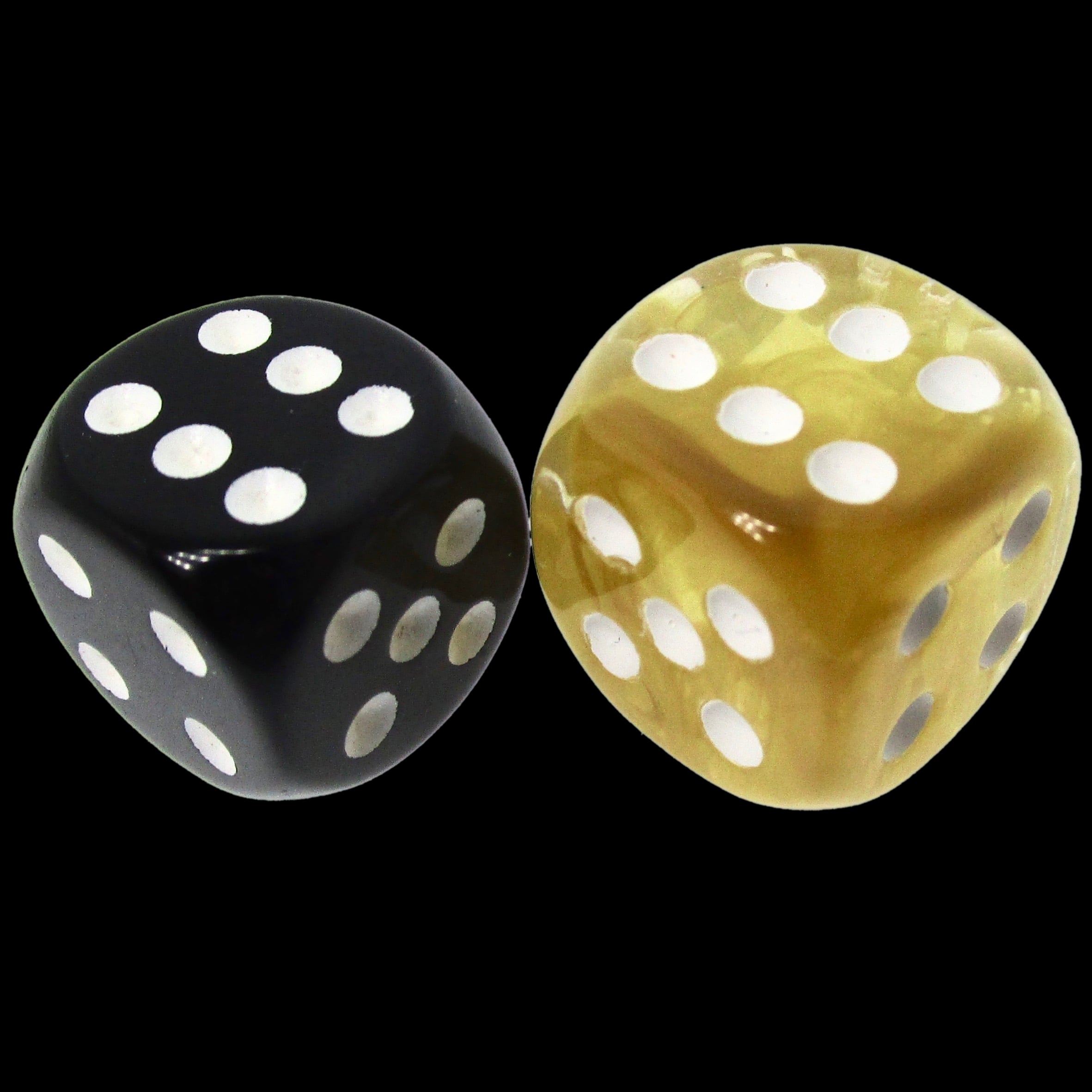 Role 4 Initiative Diffusion Fools Gold 18mm D6 Spot Dice