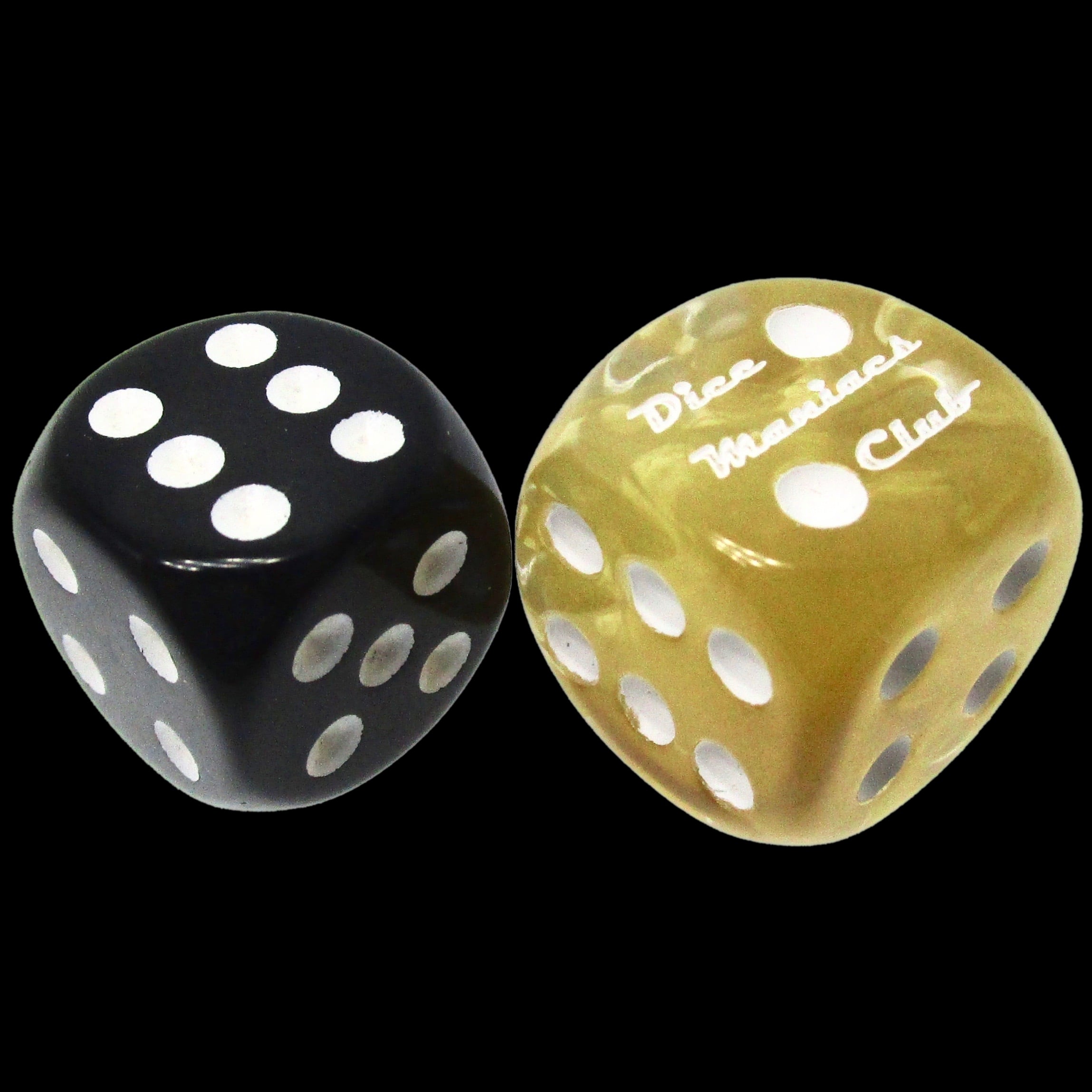 Role 4 Initiative Diffusion Fools Gold DMC 18mm D6 Spot Dice