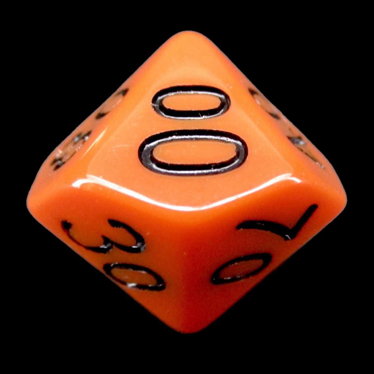 Impact Opaque Orange & Black Percentile Dice - Discontinued