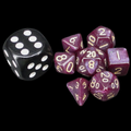 TDSO Shimmer Magenta & Gold MINI 10mm 7 Dice Polyset