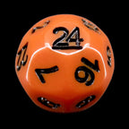 Impact Opaque Orange & Black D24 Dice - Discontinued