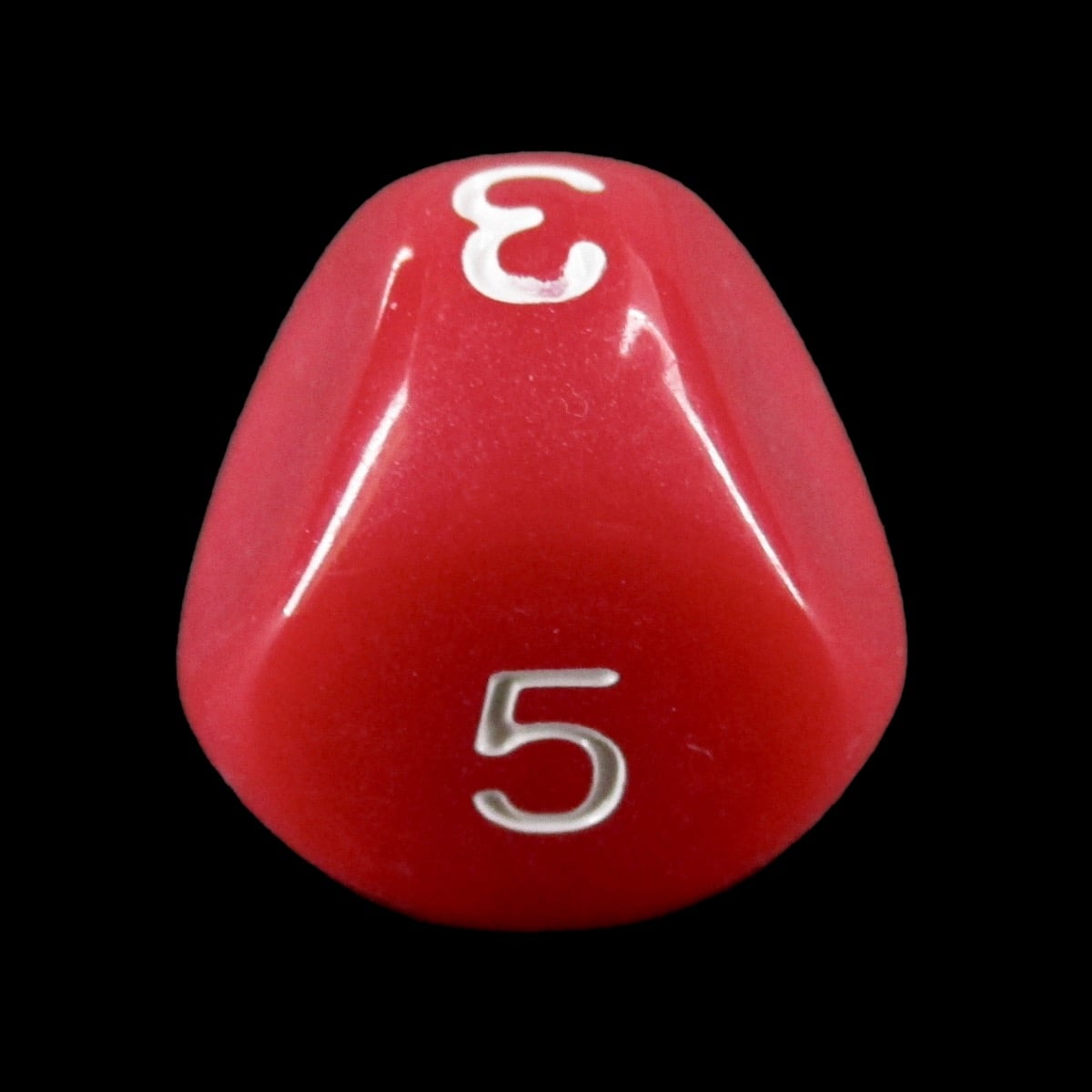 Impact Opaque Red & White D5 Dice