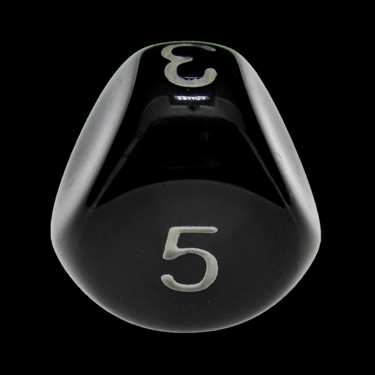 Impact Opaque Black & White D5 Dice