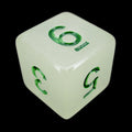 Impact Unleashed Arcana Lightning Bolt Glow in the Dark D6 Dice