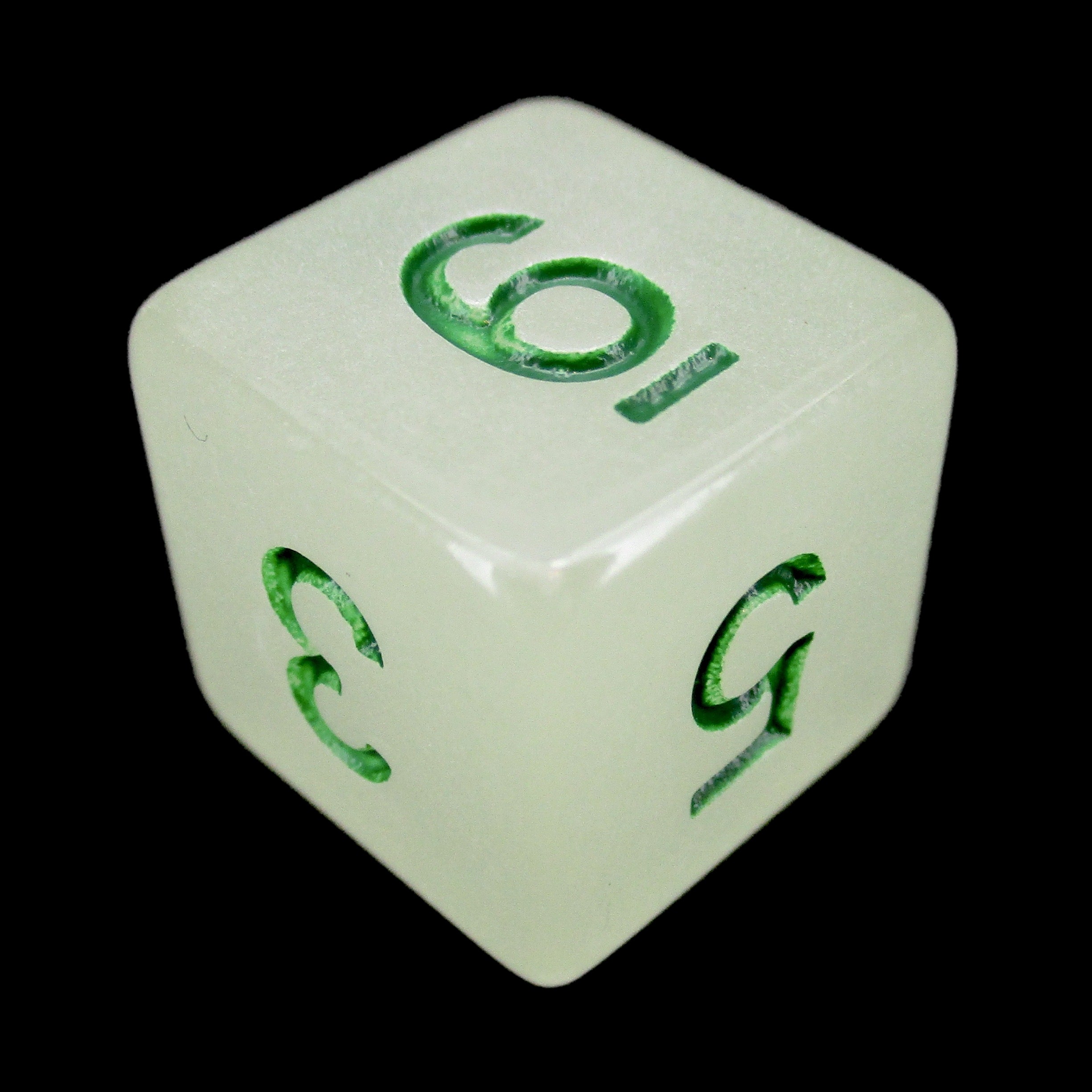 Impact Unleashed Arcana Lightning Bolt Glow in the Dark D6 Dice