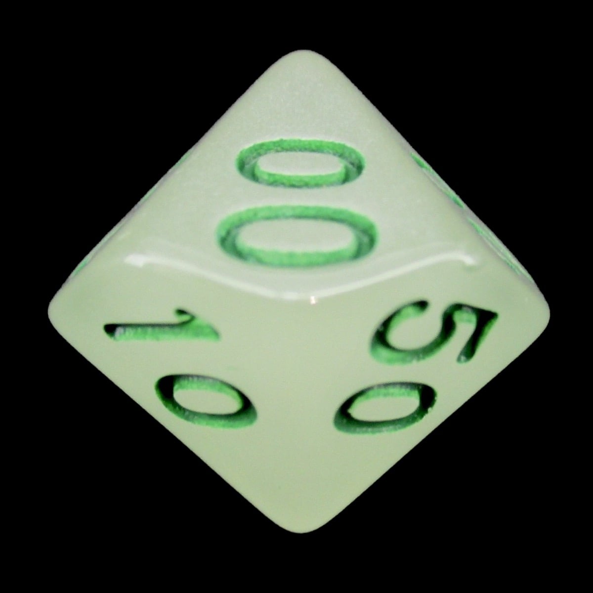 Impact Unleashed Arcana Lightning Bolt Glow in the Dark Percentile Dice