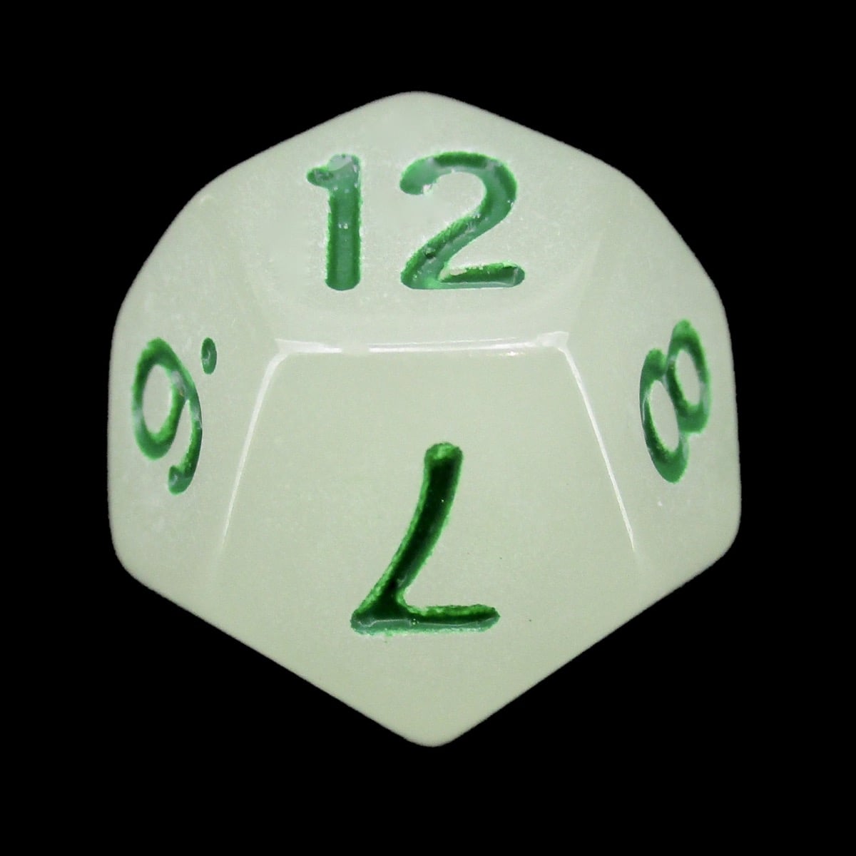 Impact Unleashed Arcana Lightning Bolt Glow in the Dark D12 Dice