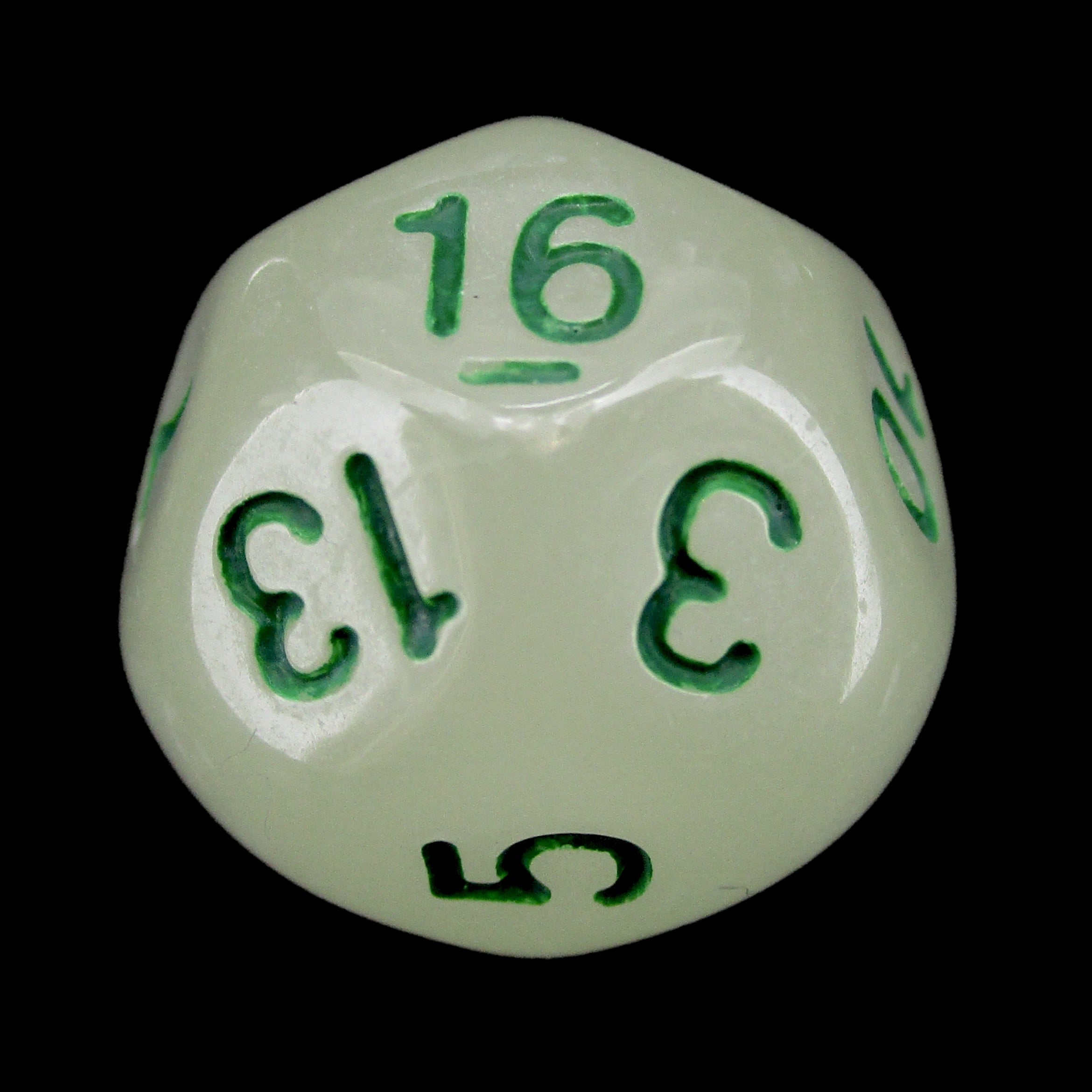 Impact Unleashed Arcana Lightning Bolt Glow in the Dark D16 Dice