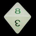 Impact Unleashed Arcana Lightning Bolt Glow in the Dark D8 Dice
