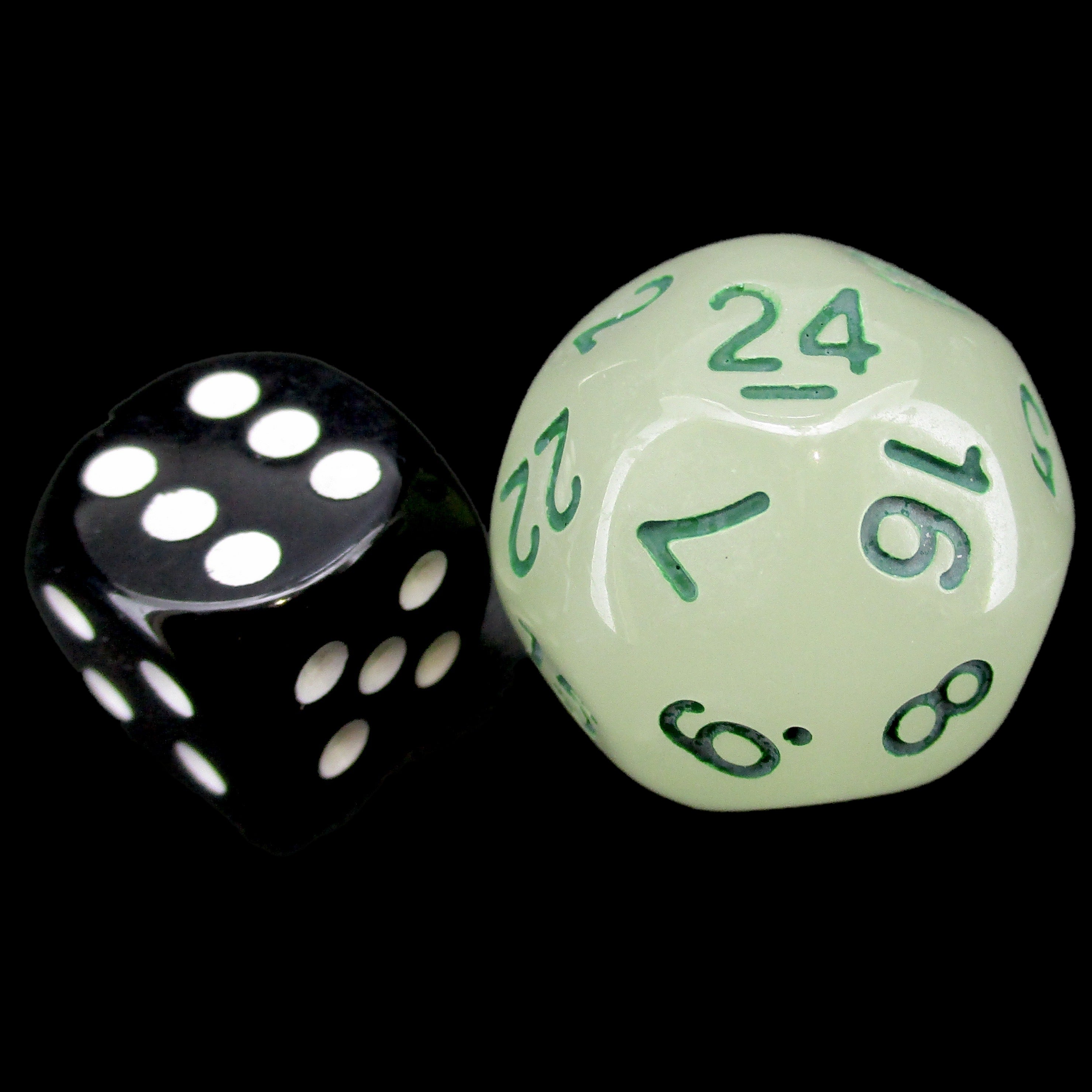 Impact Unleashed Arcana Lightning Bolt Glow in the Dark D24 Dice