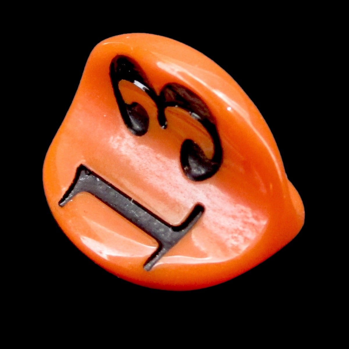 Impact Opaque Orange & Black Apple Core D3 Dice - Discontinued