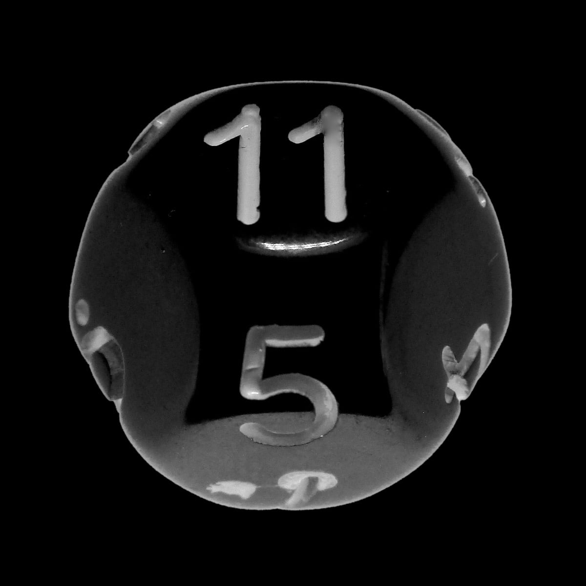 Impact Opaque Black White D11 Dice The Dice Shop Online impact-opaque-black-white-d11-dice-the-dice-shop-online