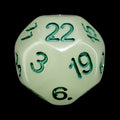 Impact Unleashed Arcana Lightning Bolt Glow in the Dark D22 Dice