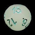 Impact Unleashed Arcana Lightning Bolt Glow in the Dark D15 Dice