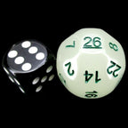 Impact Unleashed Arcana Lightning Bolt Glow in the Dark D26 Dice