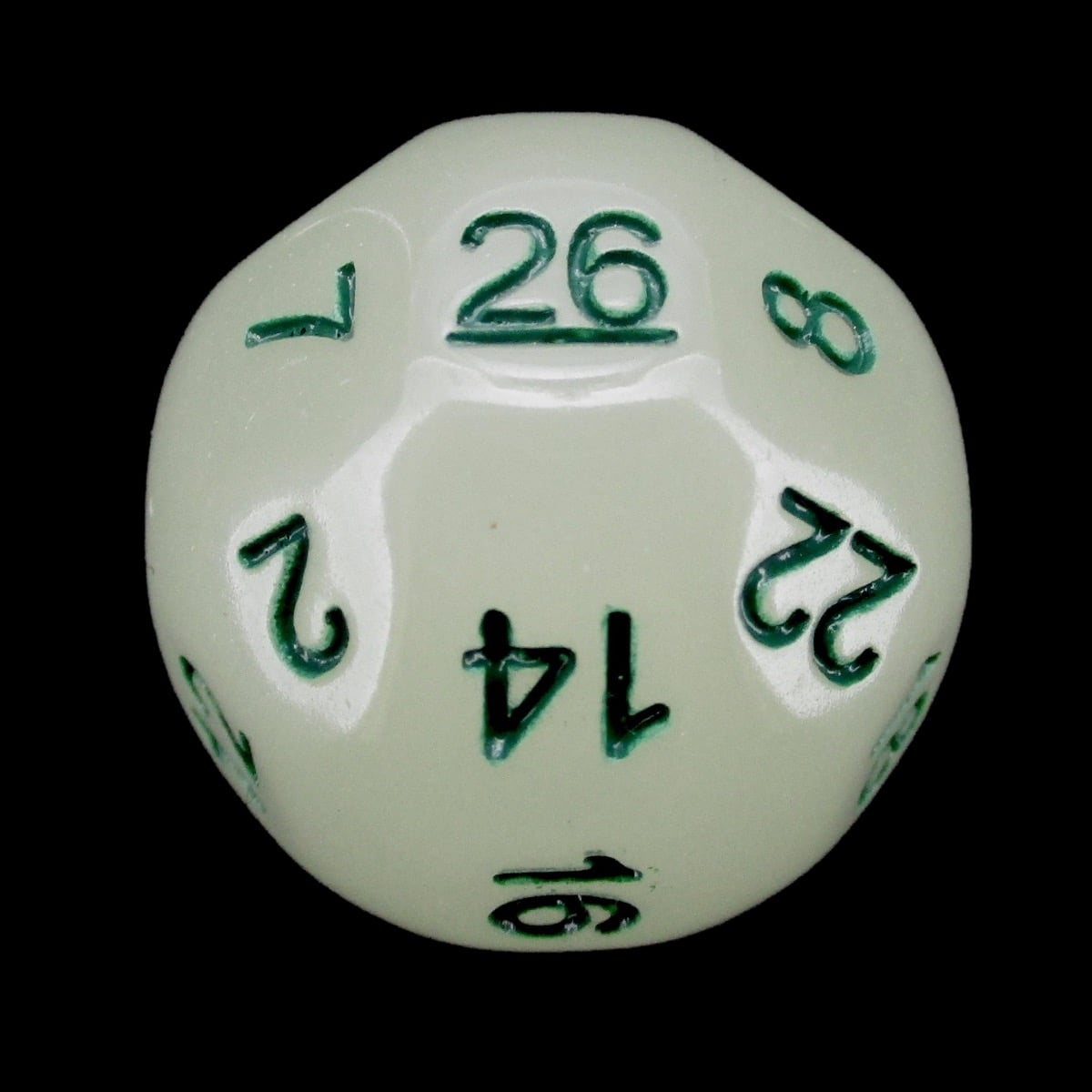Impact Unleashed Arcana Lightning Bolt Glow in the Dark D26 Dice