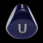 HALF PRICE CLEARANCE Impact Opaque Purple & White D5 Vowels Dice - SECONDS