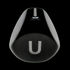 HALF PRICE CLEARANCE Impact Opaque Black & White D5 Vowels Dice - SECONDS