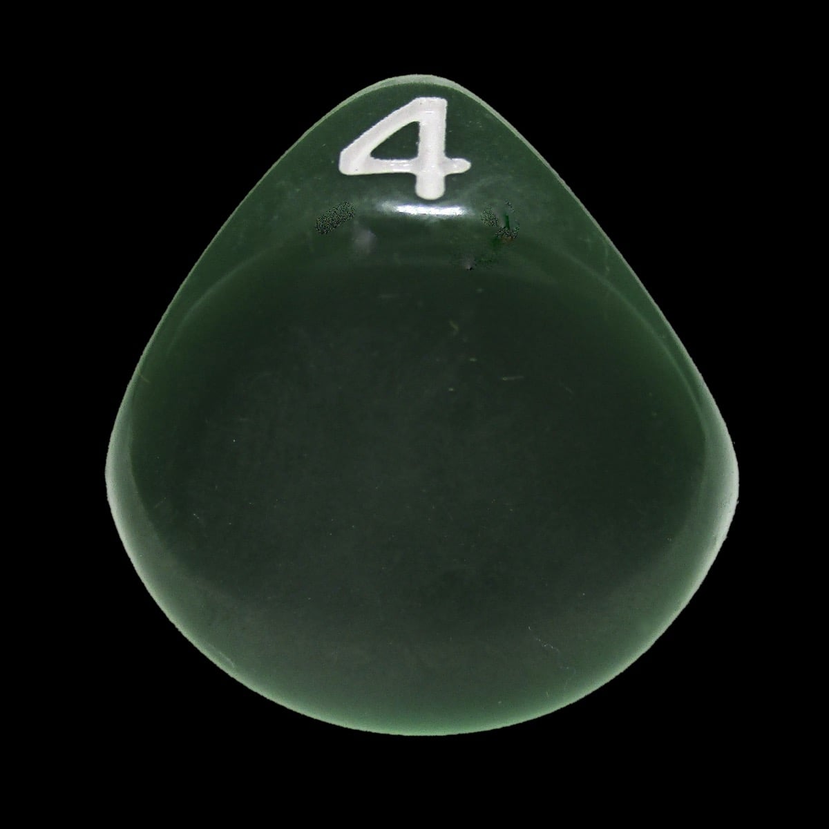 Impact Opaque Green & White D4 Dice